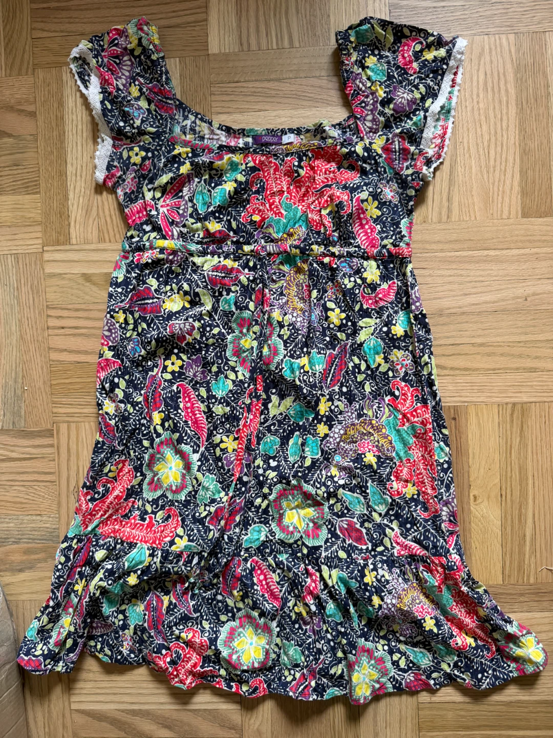 Bohemian Floral Print Dress