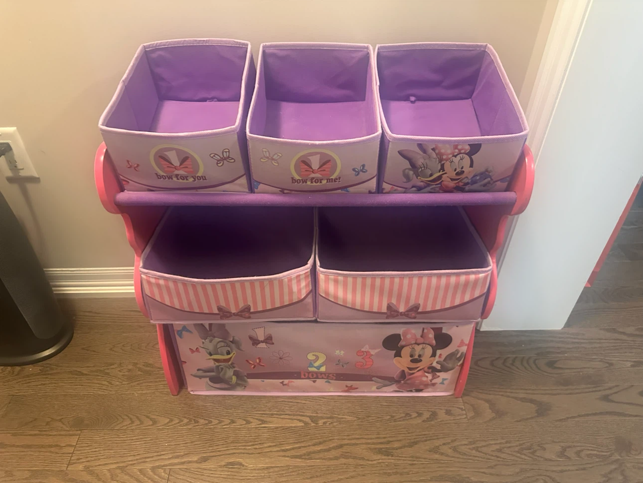 Minnie Mouse Toy Organizer Shelf