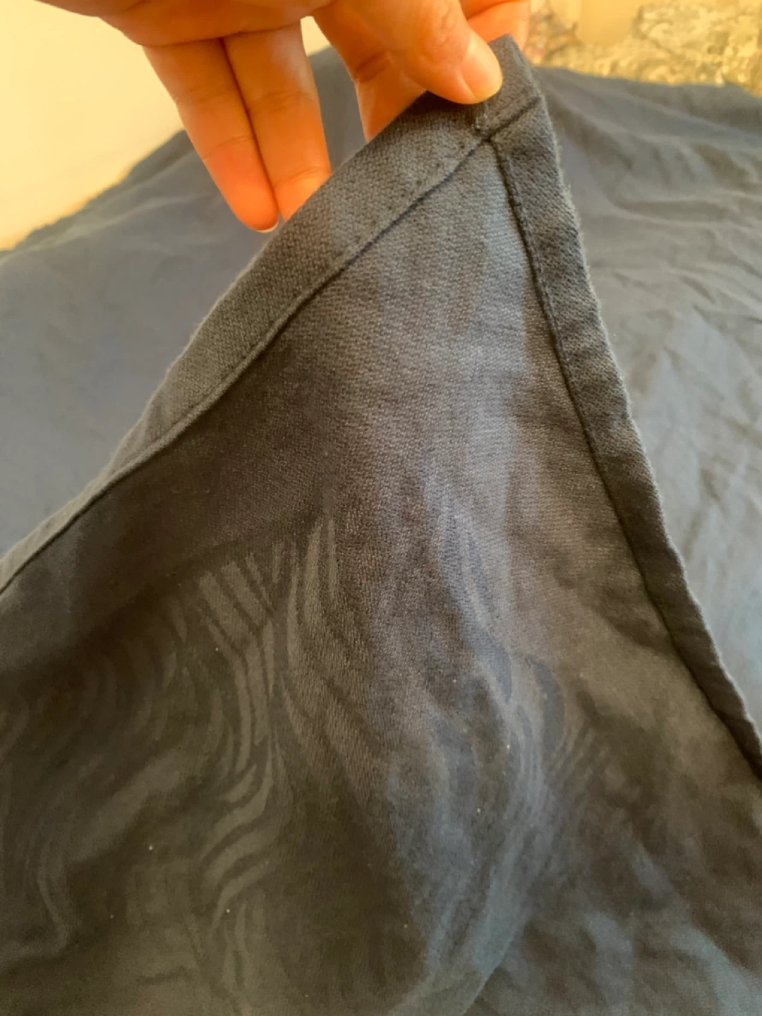 Moving Sale Dark Blue Throw Blanket - photo 2