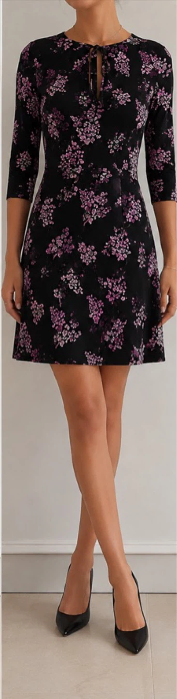 Mango Floral Mini Dress