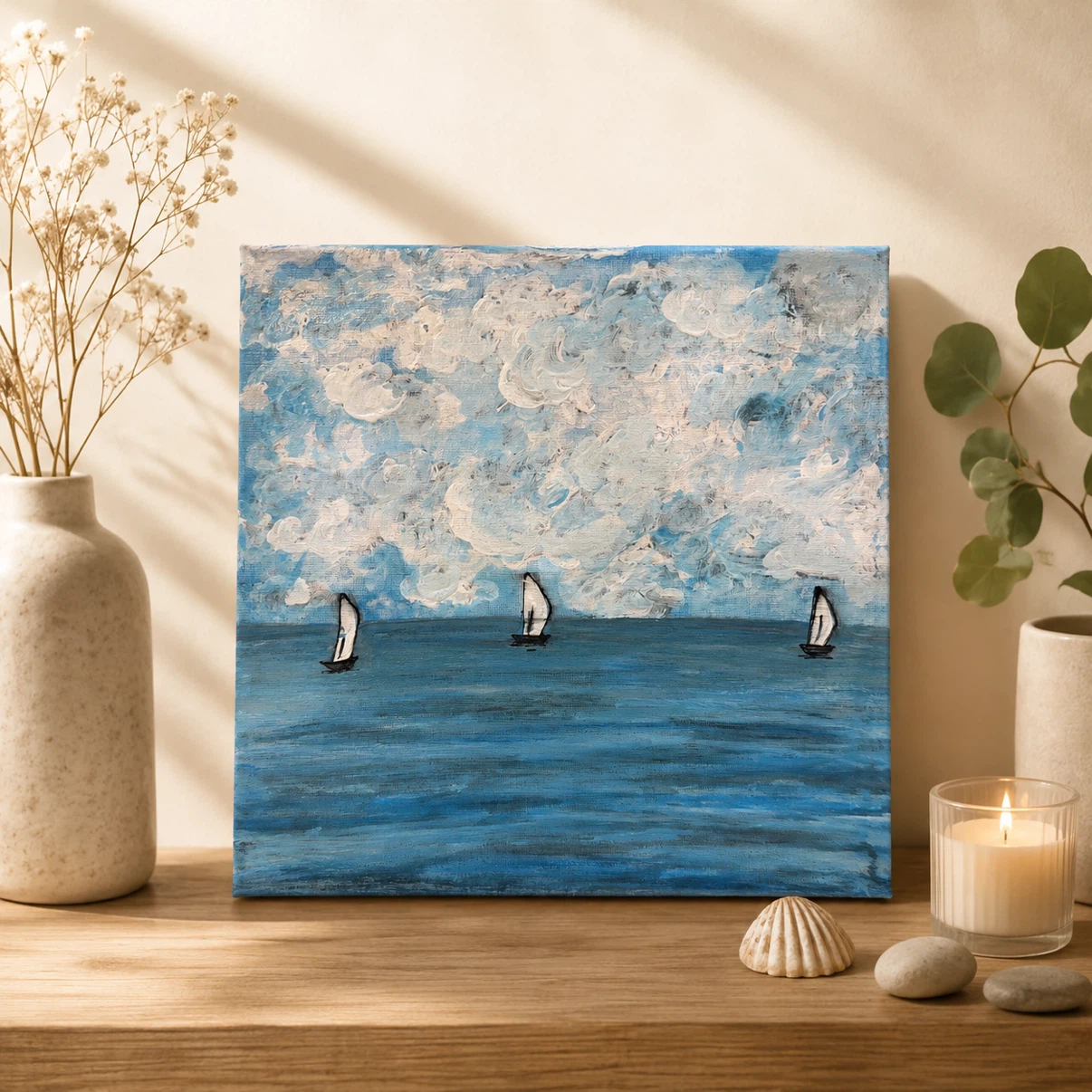 Original Painting - Sailing Through Serenity