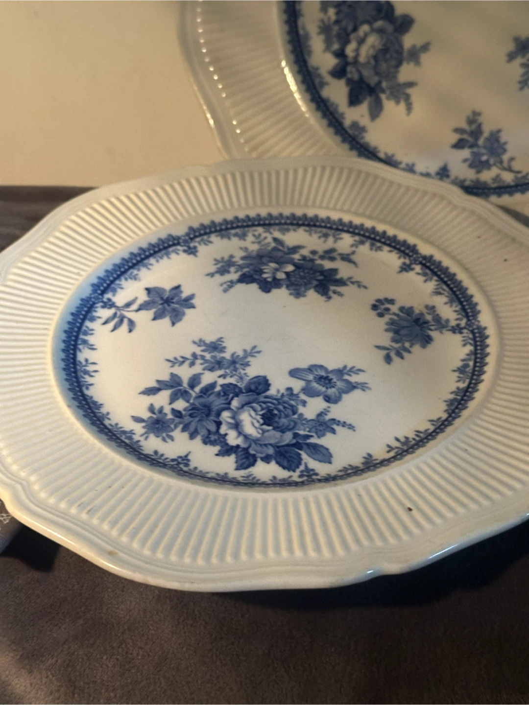 Royal Doulton The Adelaide Blue Transferware trio - photo 5