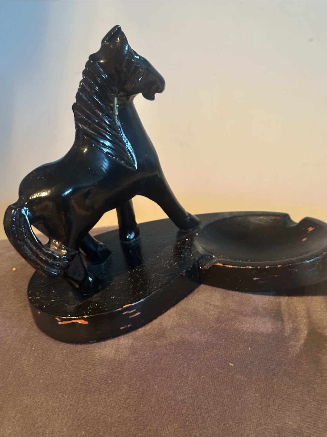 Horse ashtray - photo 2