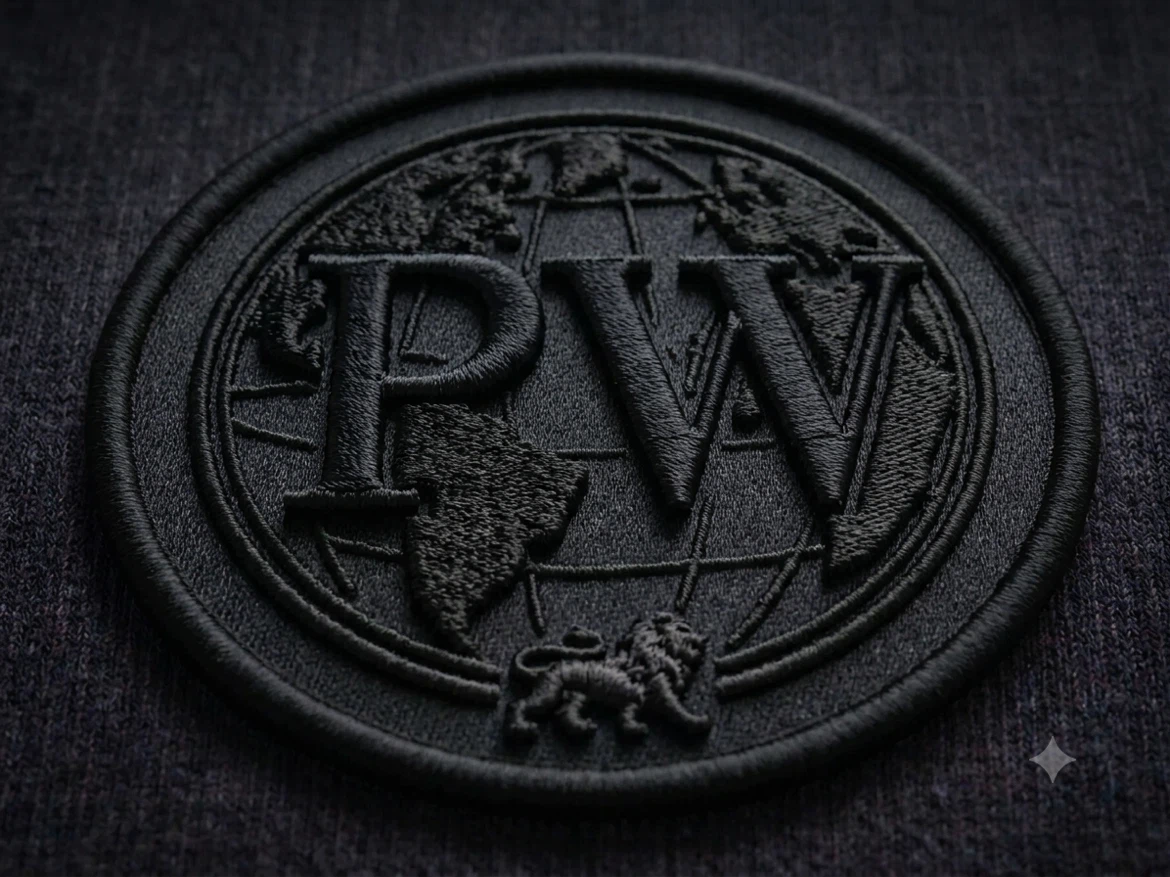 Black Patch with PW and Lion Logo