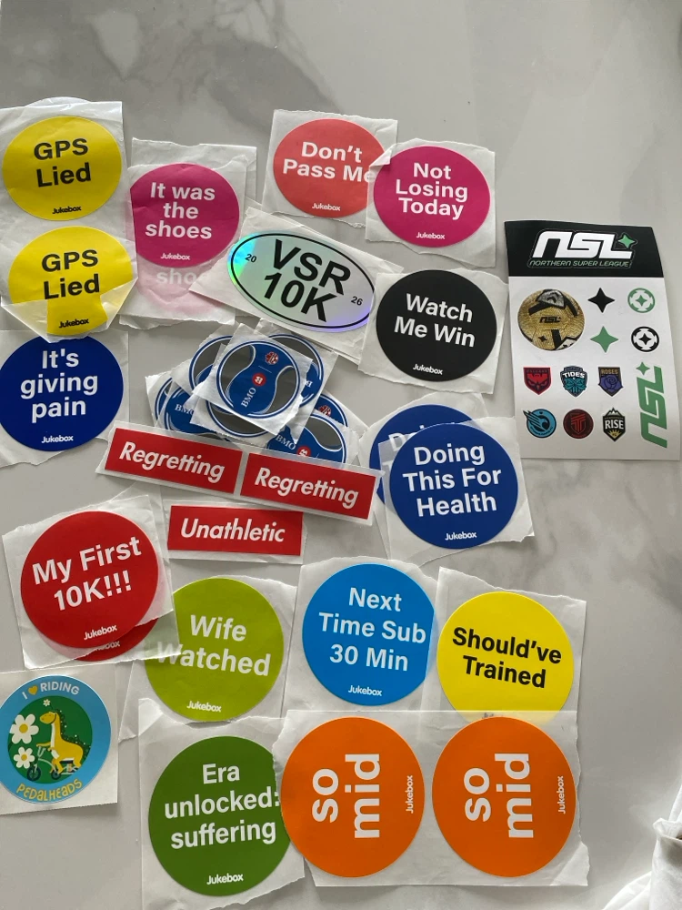 Various stickers