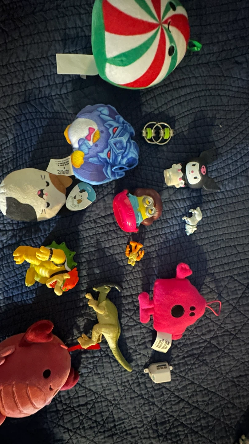 Assorted small toys and trinkets