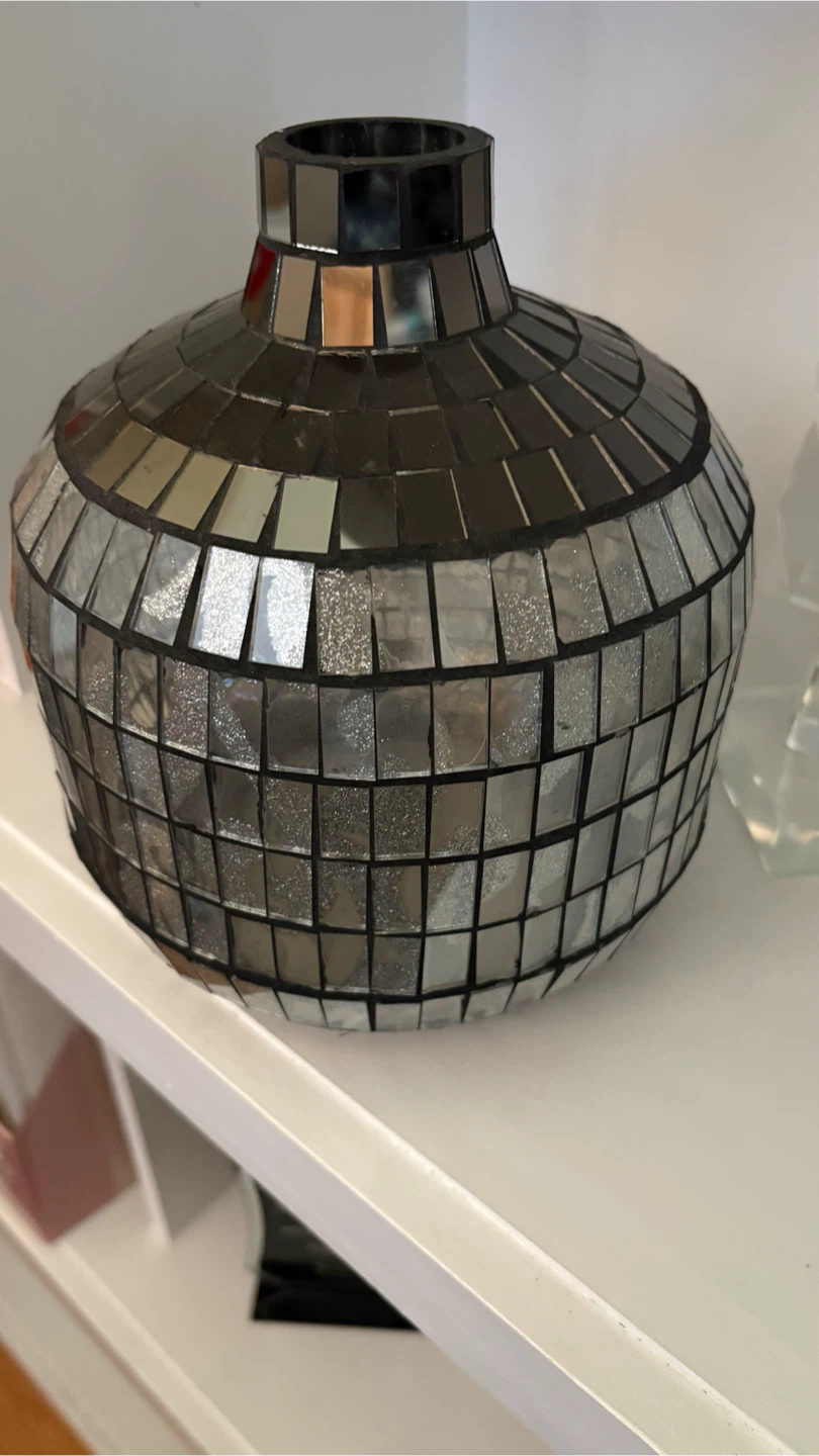 Mosaic Mirror Vase