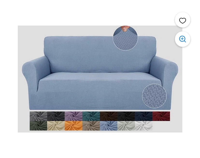 Super Stretch Sofa Cover - original colour Shark Grey - photo 2