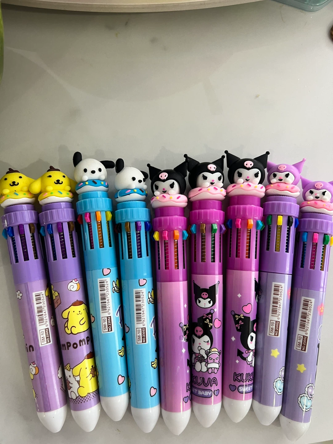 Sanrio Multi-Colour Pens (Pompompurin, Kuromi, Chococat)