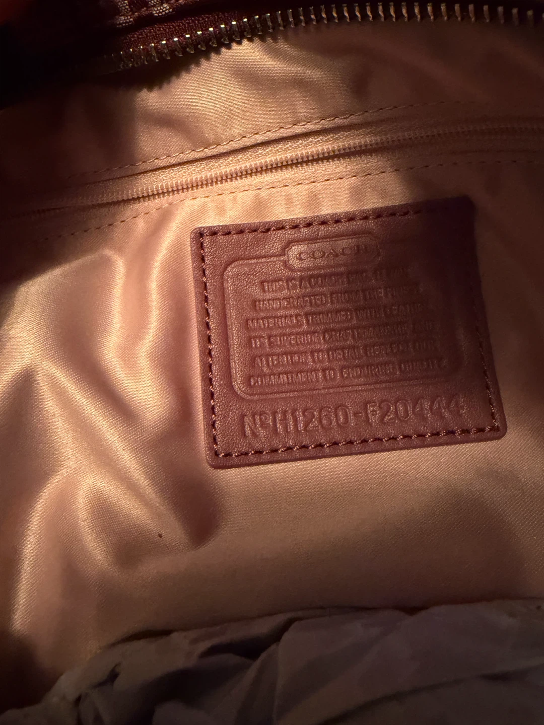 Coach Signature Tote Bag