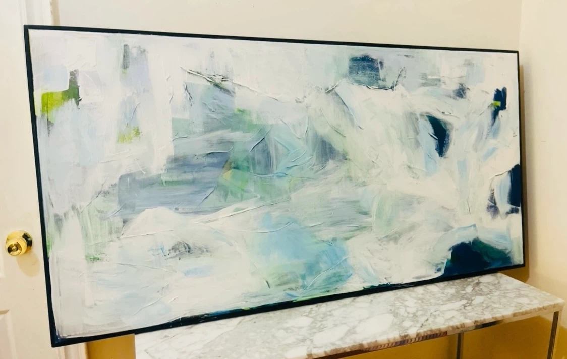 Abstract Framed Canvas Art