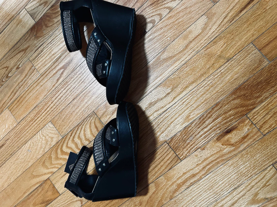 Harley-Davidson Black Wedge Sandals - photo 3