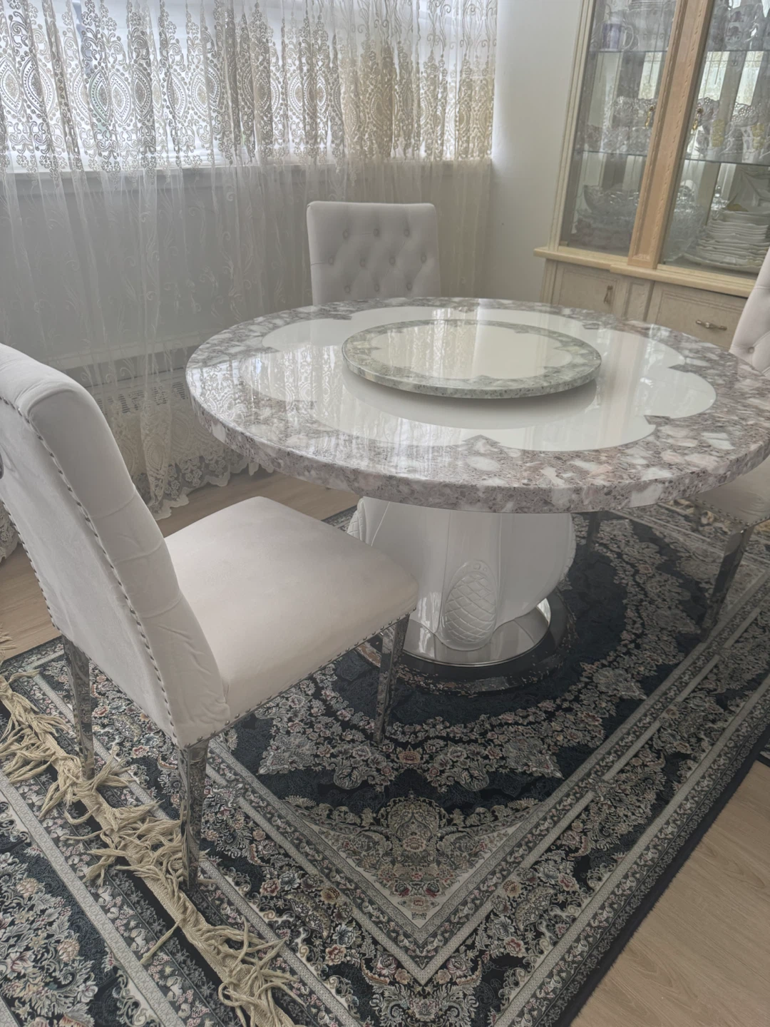Round Marble Top Dining Table - photo 5