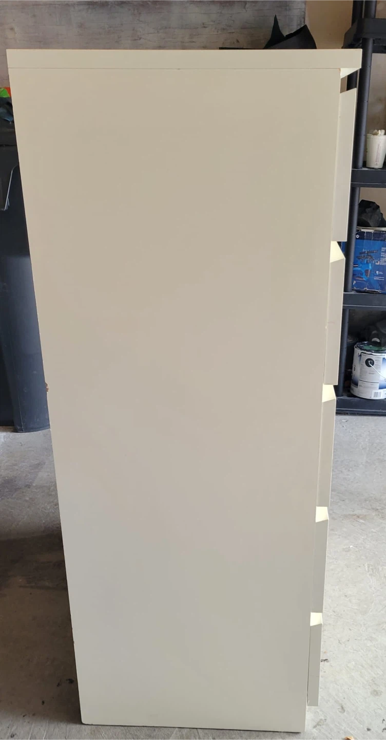 White 6-Drawer Dresser - photo 3