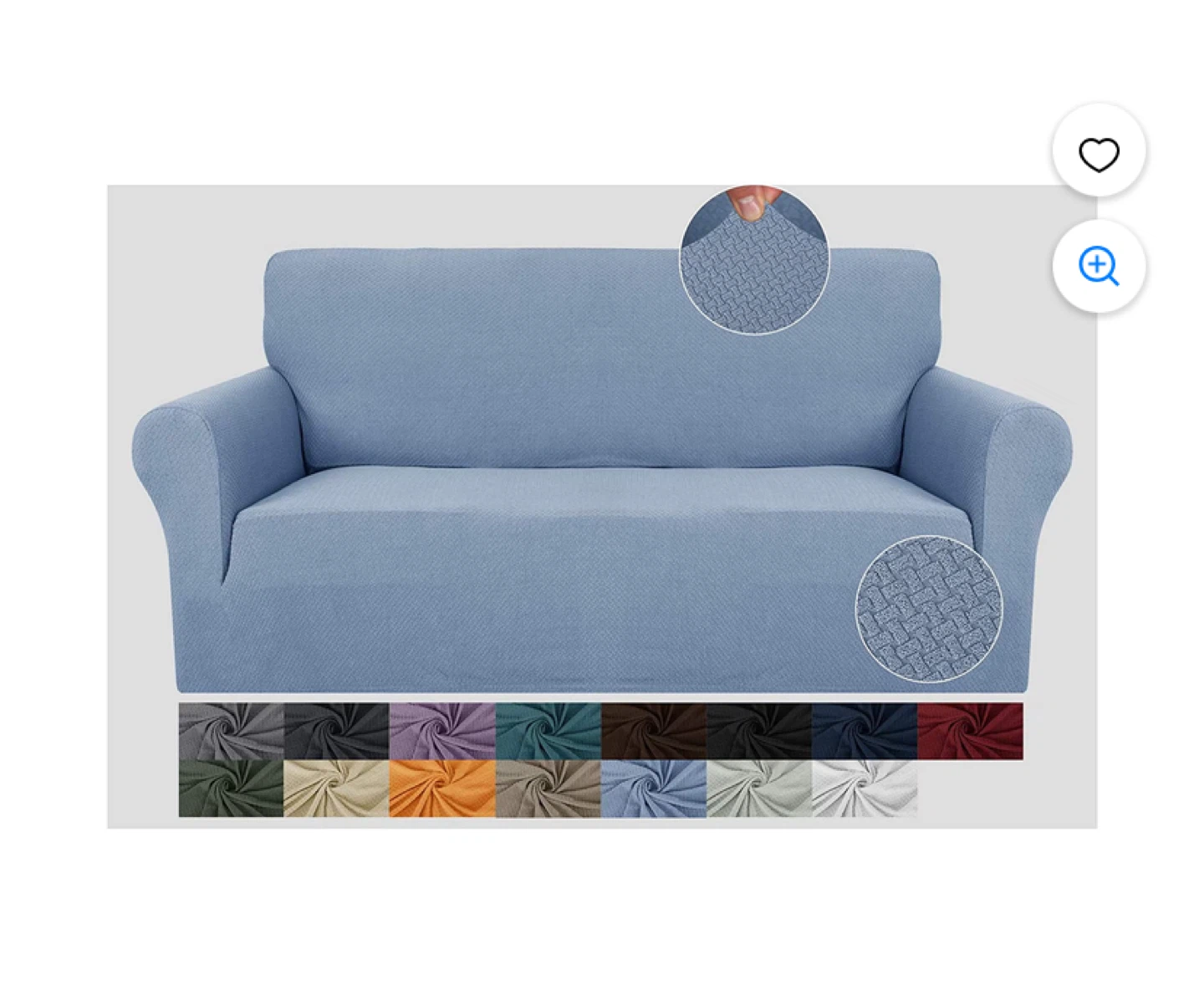 Super Stretch Sofa Cover - original colour Shark Grey - photo 3