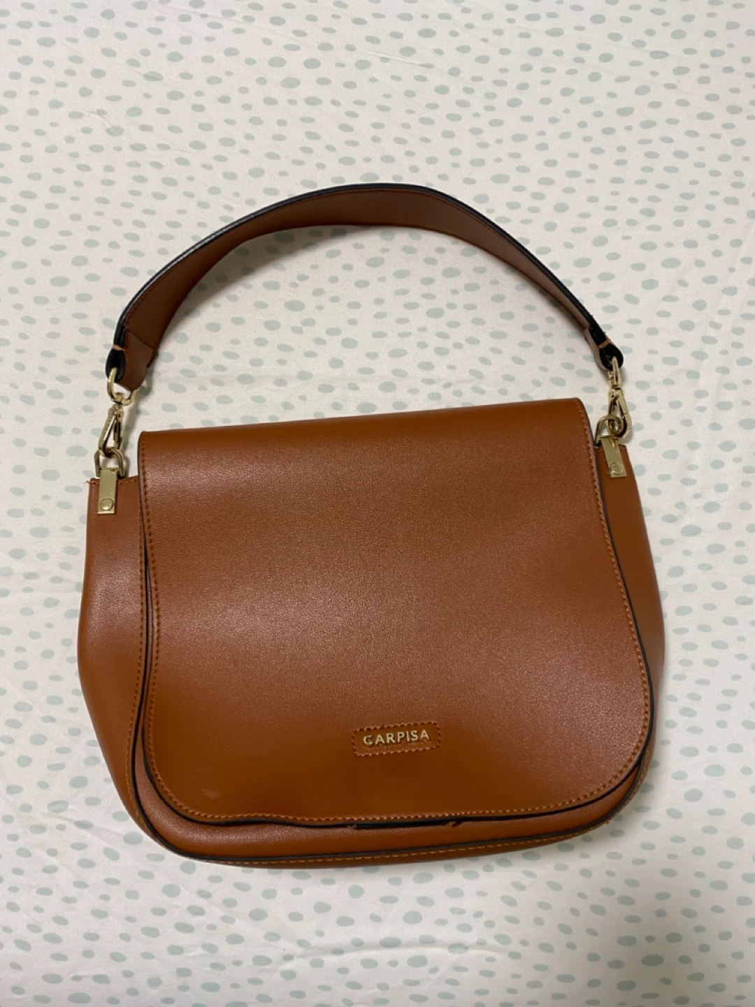 CARPISA Brown/ tan Shoulder Bag