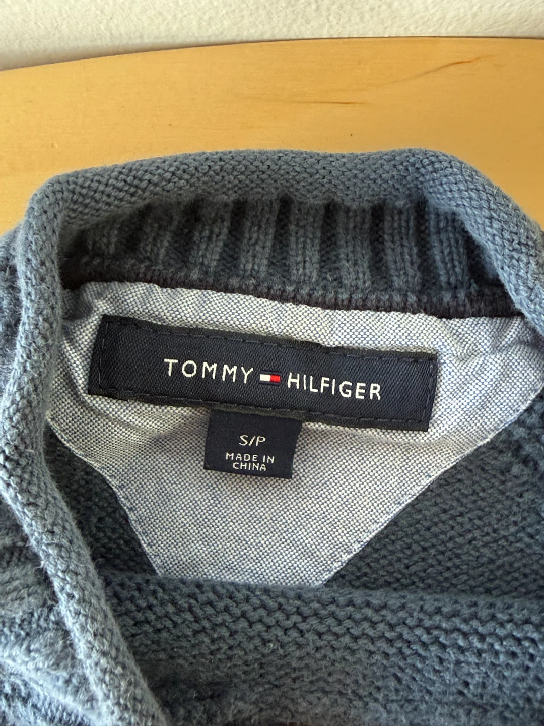 Tommy Hilfiger Blue Knit Sweater - photo 2