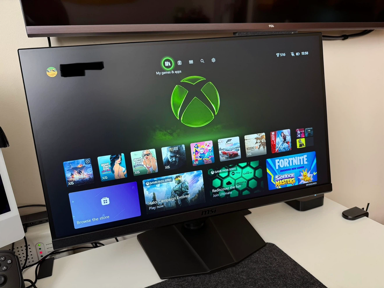 MSI G272QPF E2 27” 180Hz Gaming Monitor + Extras