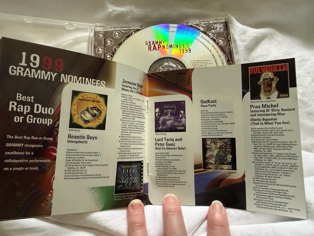 1999 Grammy Rap Nominees CD - photo 5