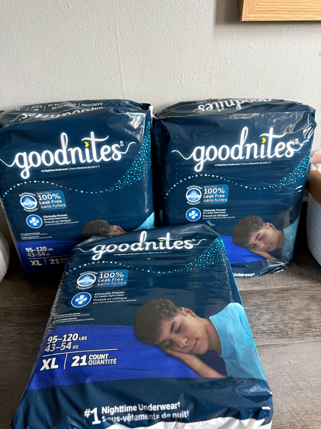 GoodNites Nighttime Underwear XL (95-120 lbs)