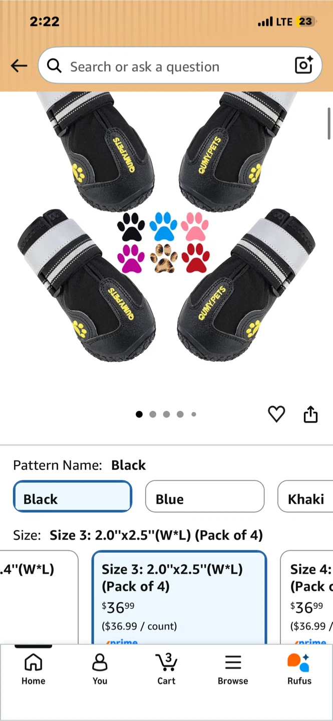 2” QumyPets Dog Boots - photo 4