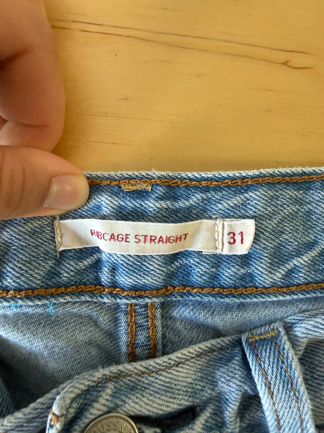 Levi's Ribcage Straight Jeans Size 31 - photo 3