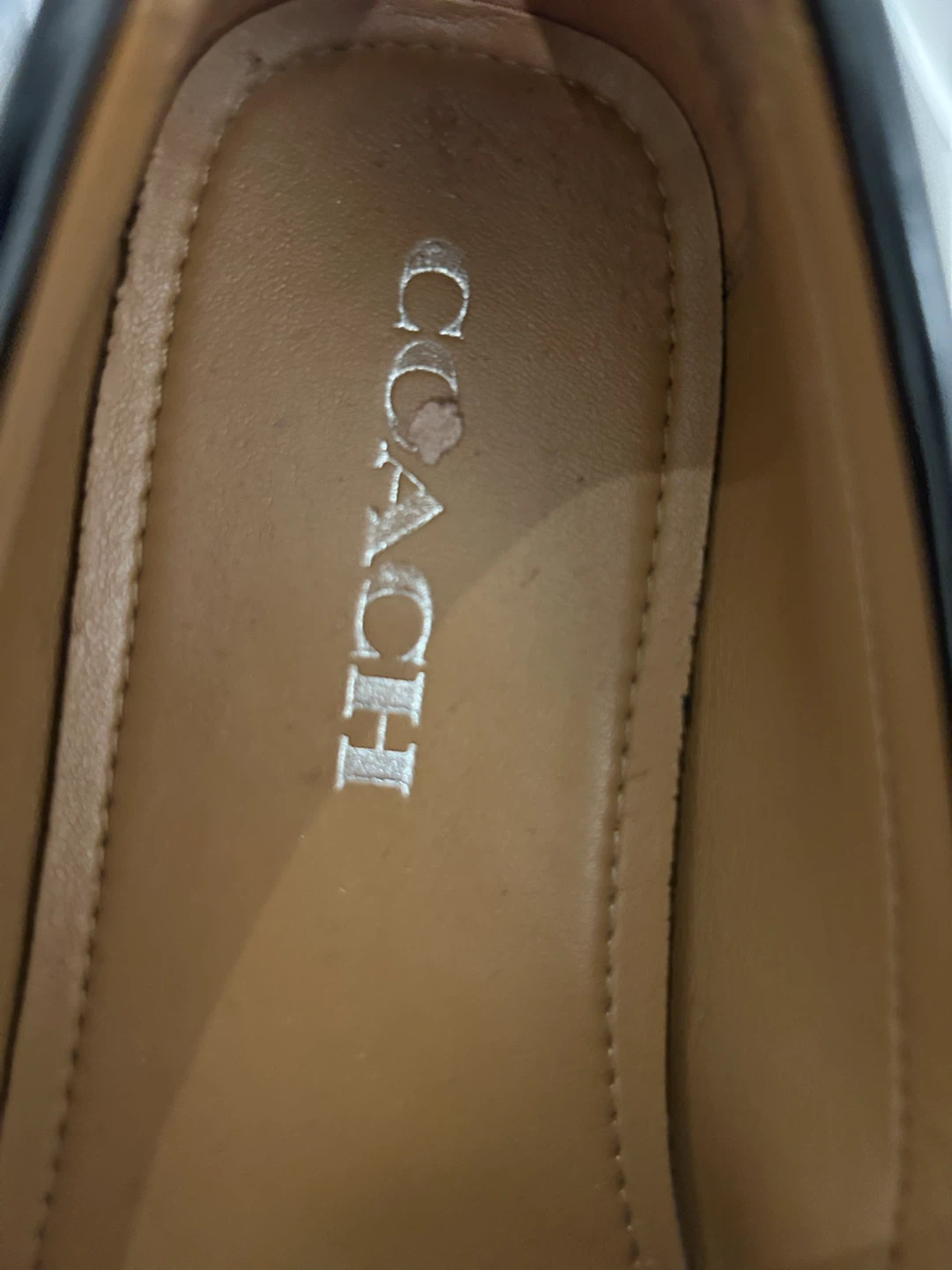 Coach Black Patent Leather Loafers - photo 2