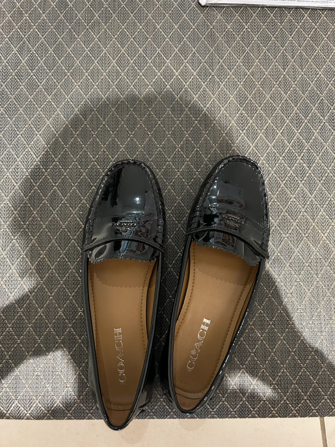 Coach Black Patent Leather Loafers - photo 4