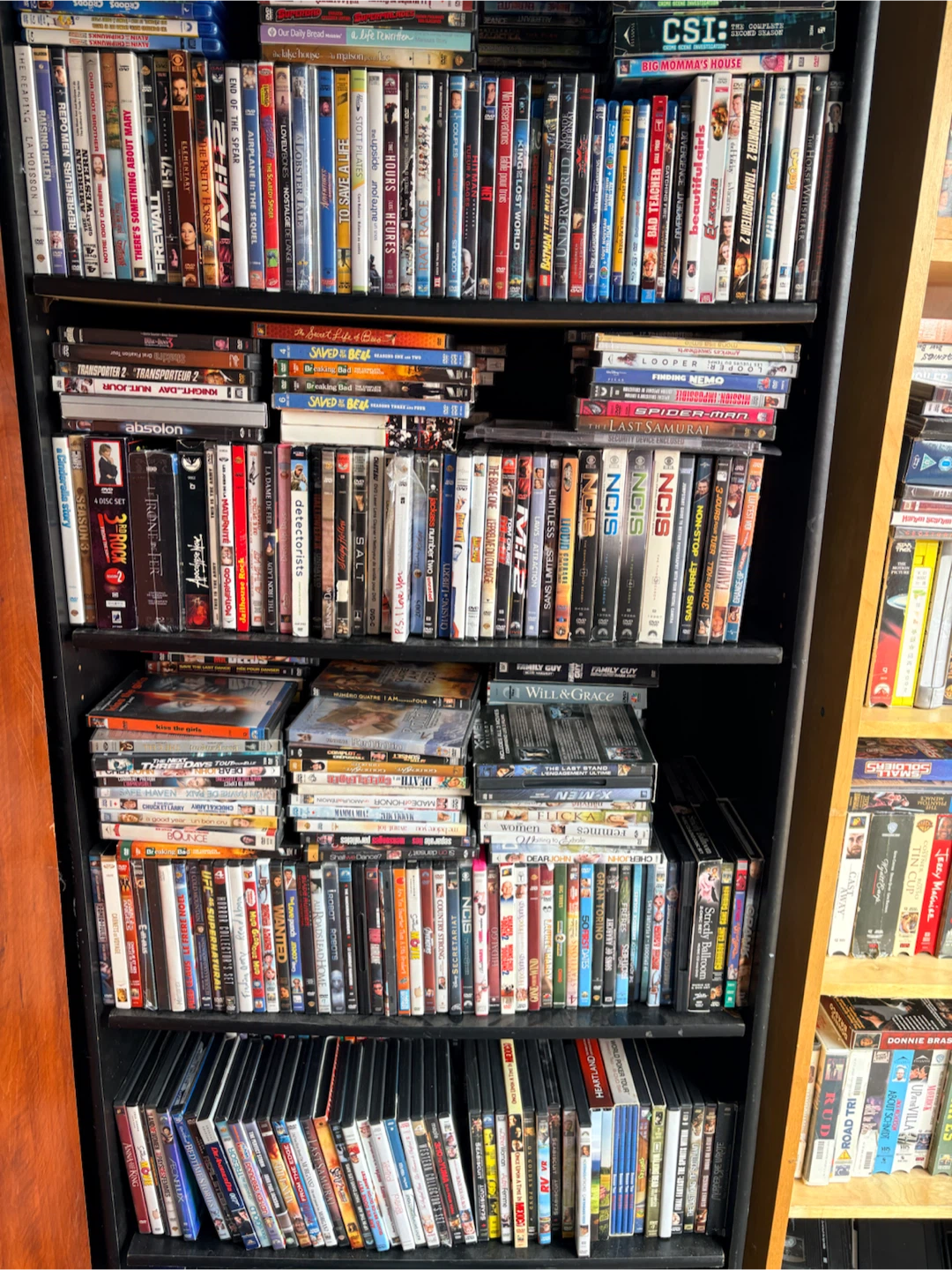 Assorted VHS, DVDs, cassette tapes - photo 2