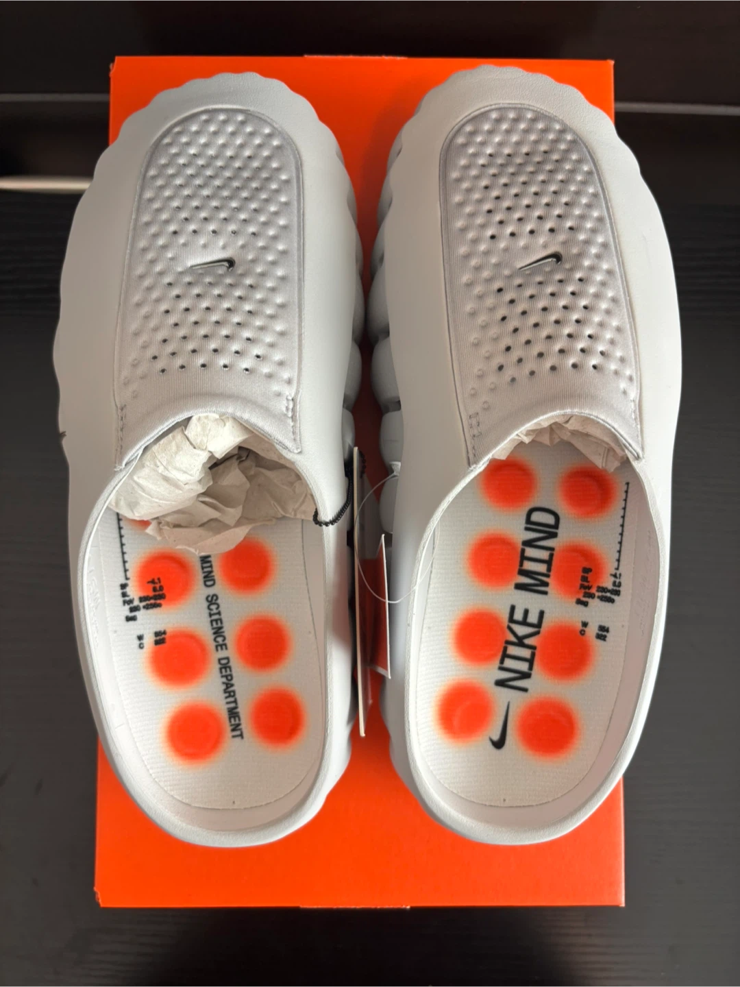 Nike Mind 001 Slide Light Smoke Grey size 9 Men’s/10 Women’s - photo 2