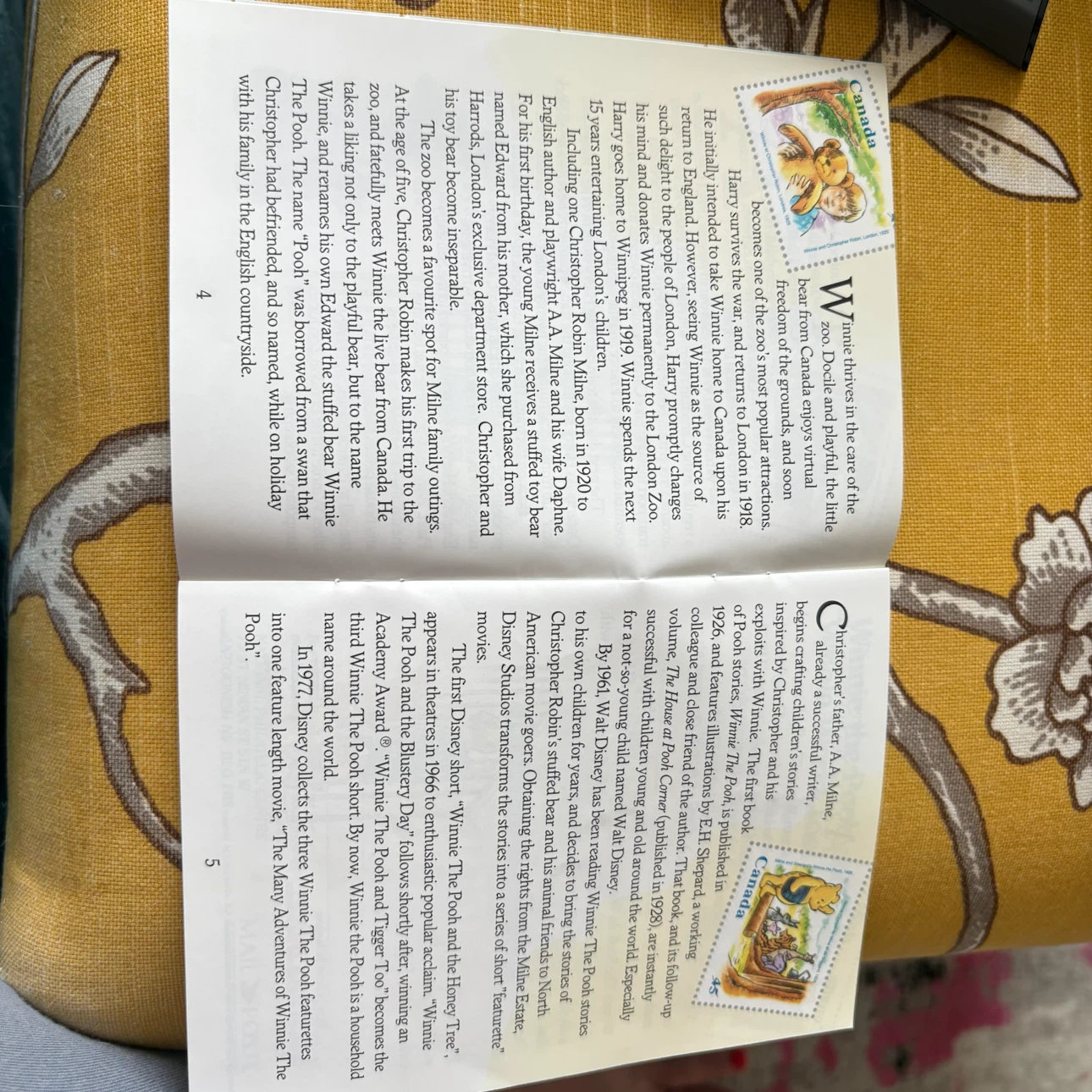 Canada Disney Winnie the Pooh 45c booklet - photo 4