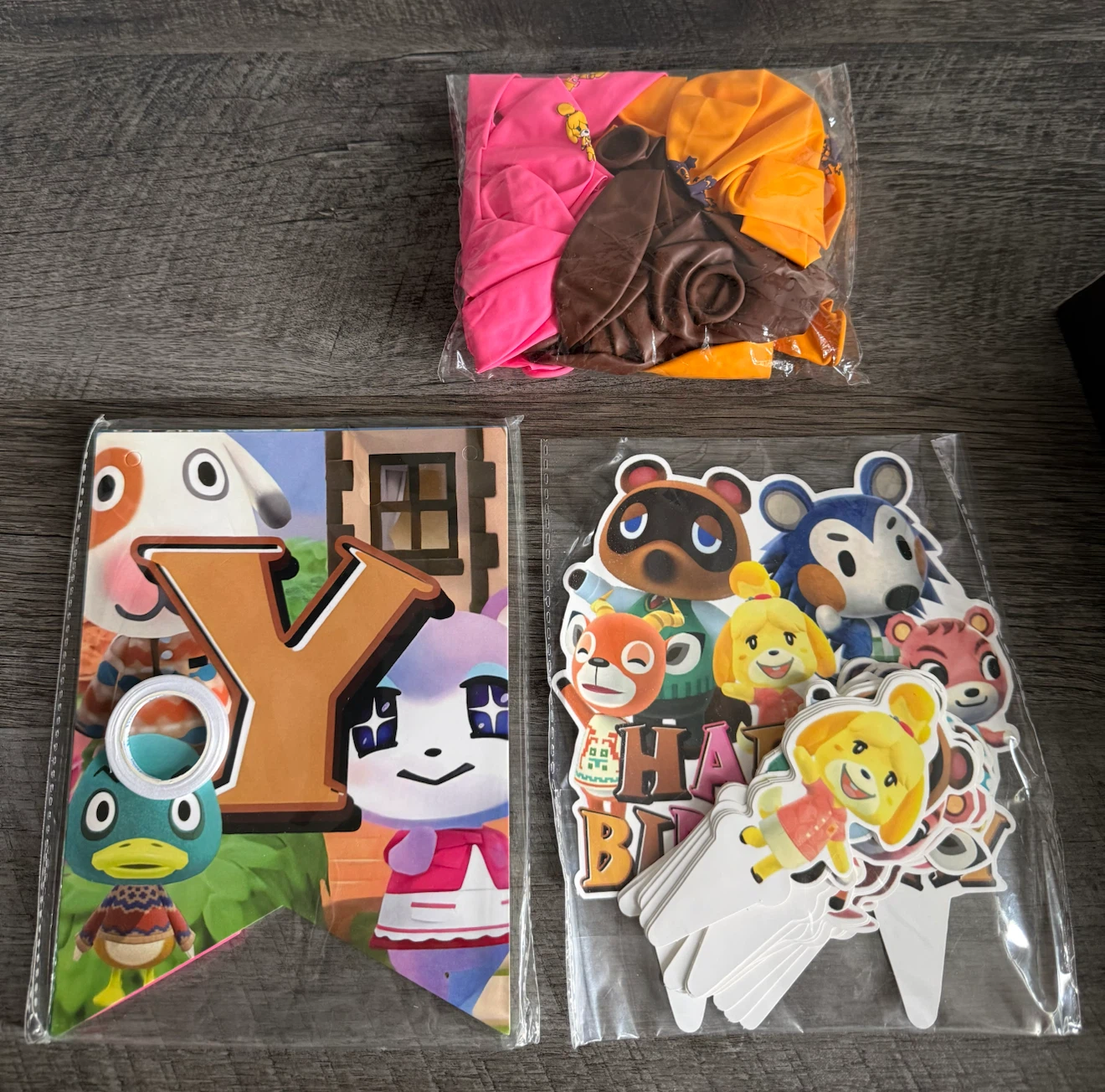 Animal Crossing Birthday Party Decoration Set - photo 2