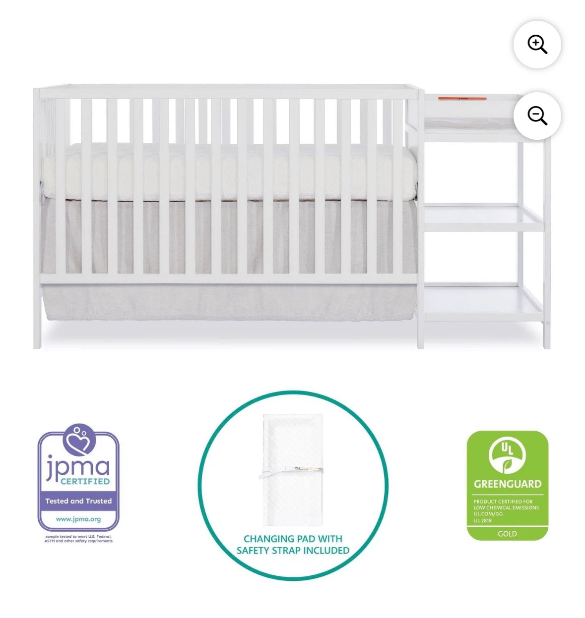 Brand New Dream On Me 4 in 1  Crib with Changing Station - photo 3