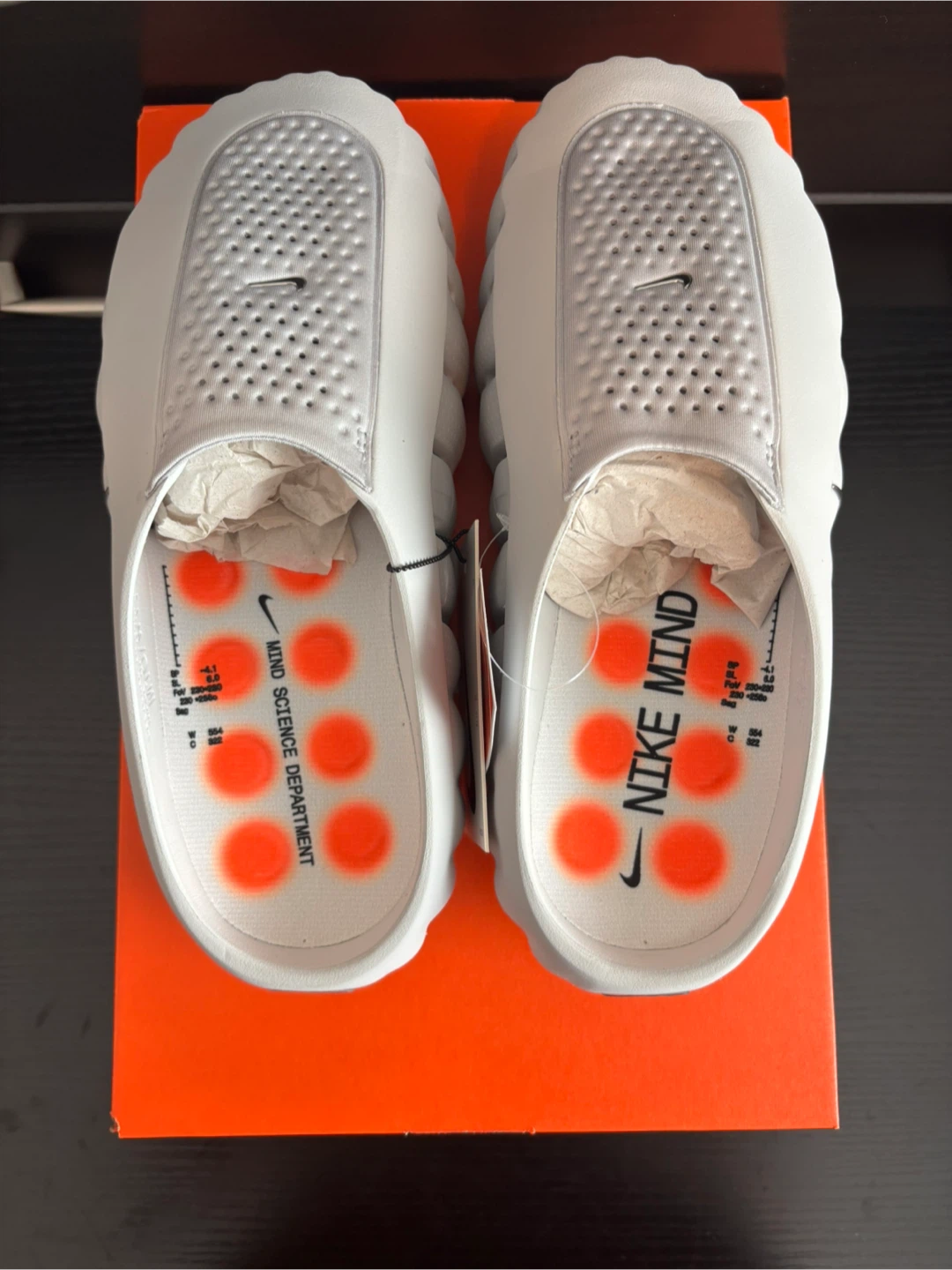 Nike Mind 001 Slide Light Smoke Grey size 10 Men’s/11 Women’s - photo 2
