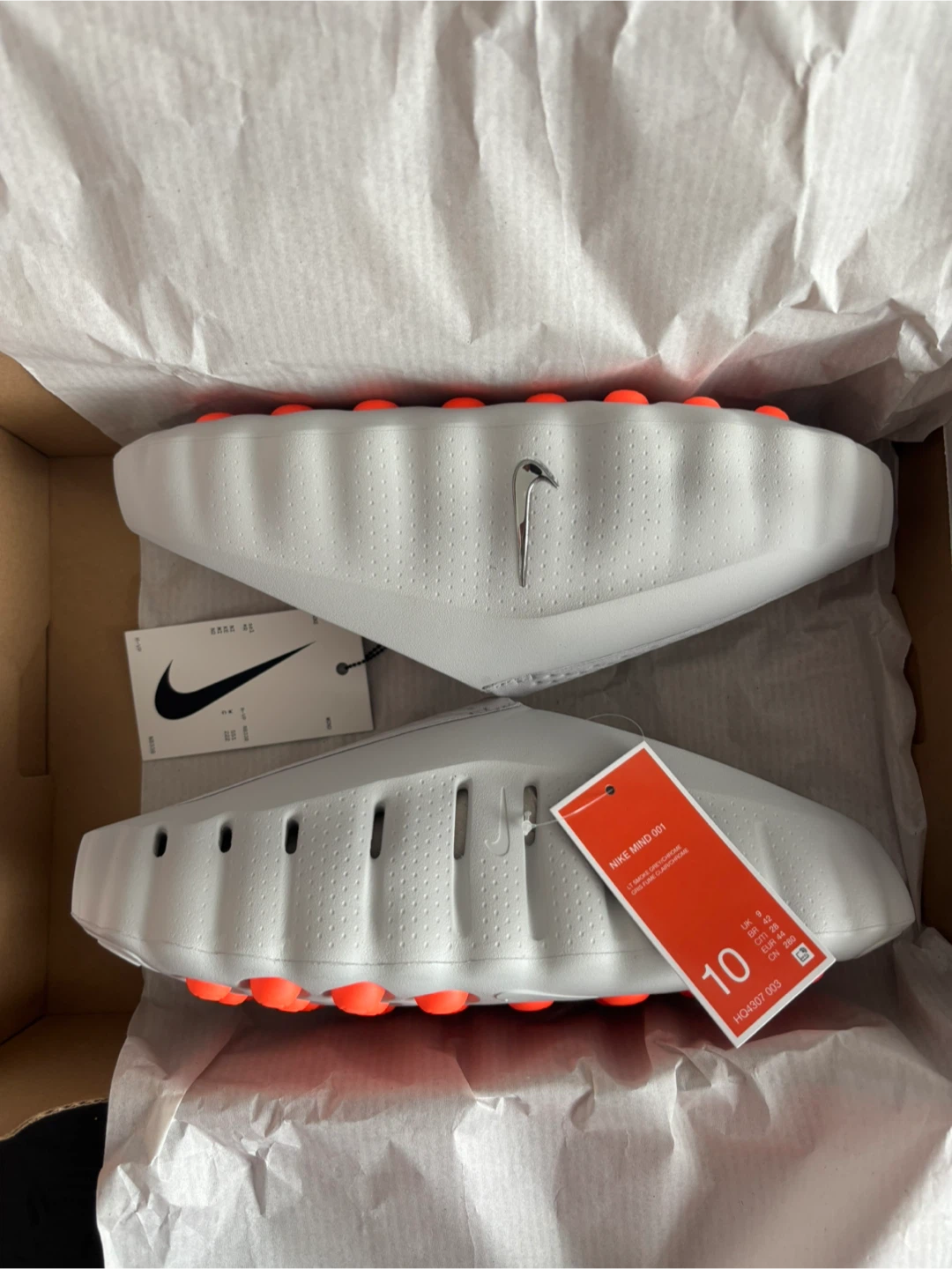 Nike Mind 001 Slide Light Smoke Grey size 10 Men’s/11 Women’s
