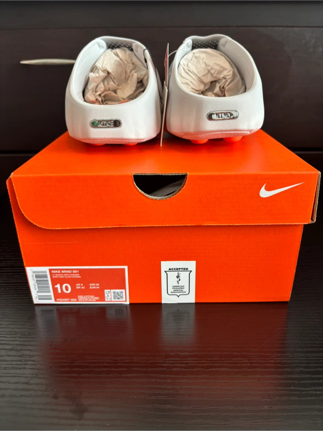 Nike Mind 001 Slide Light Smoke Grey size 10 Men’s/11 Women’s - photo 3