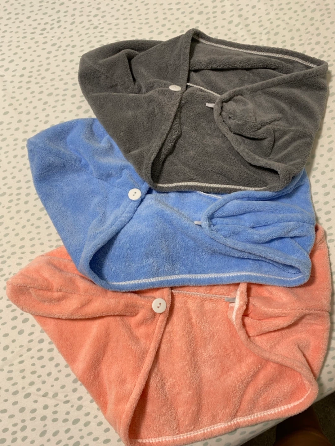 Set of 3 Microfiber Hair Towels - photo 2