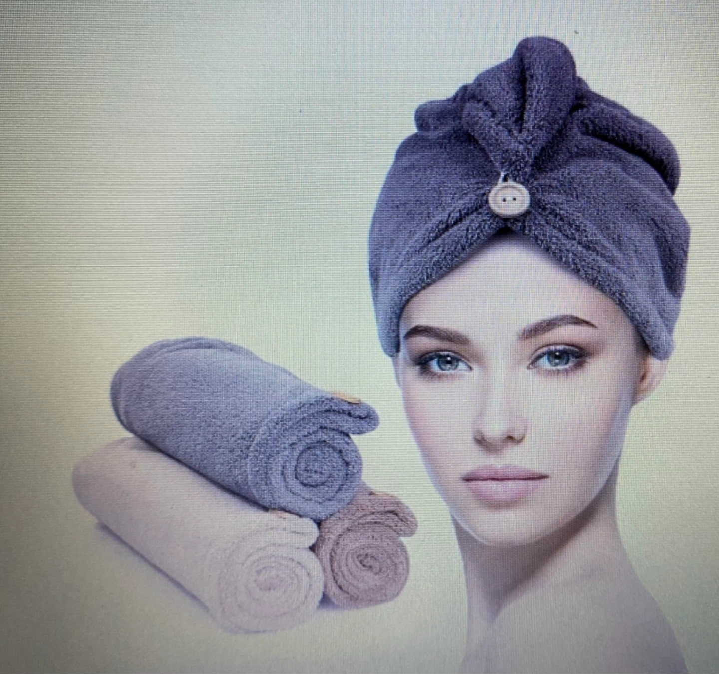 Set of 3 Microfiber Hair Towels - photo 3