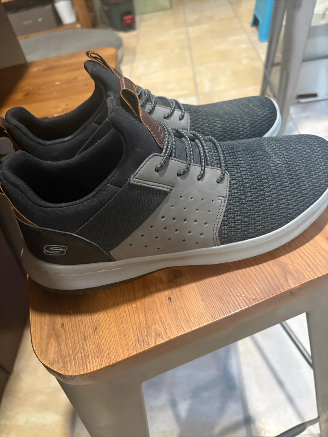 Skechers Men's "Classic Fit Air-Cooled Memory Foam" Sneakers - photo 2