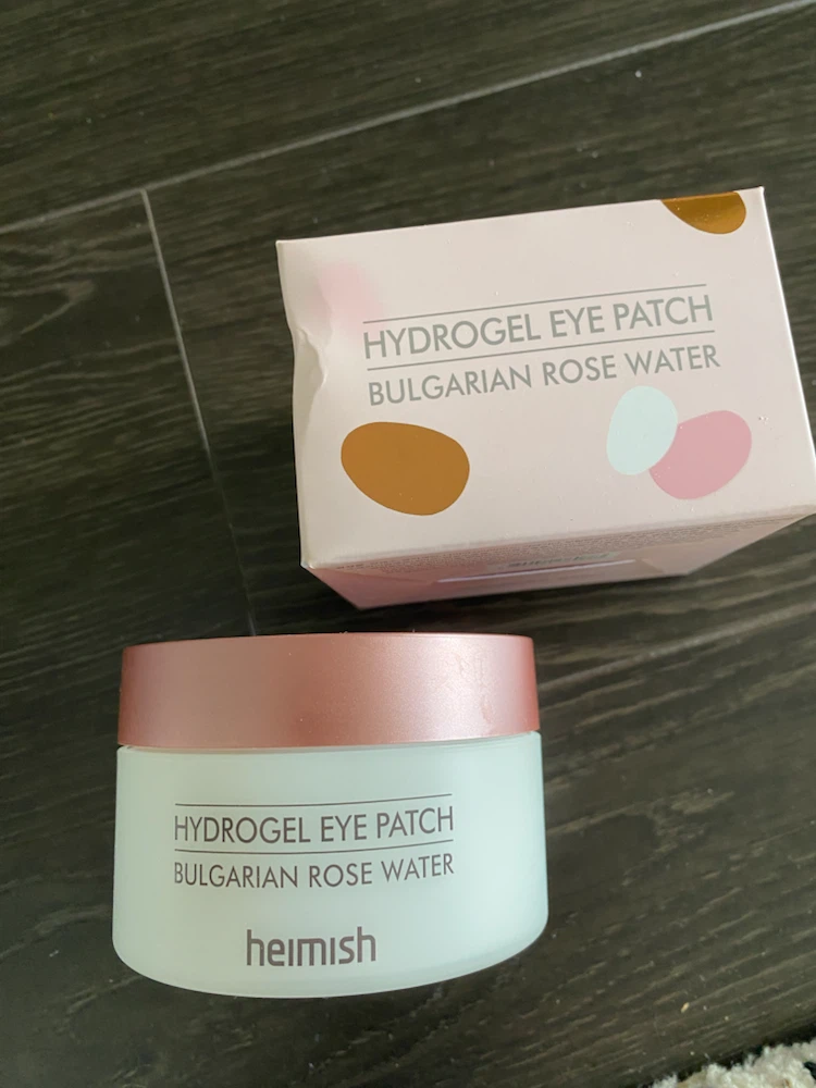 Heimish Korean beauty hydrogen eye patch Bulgarian rose water