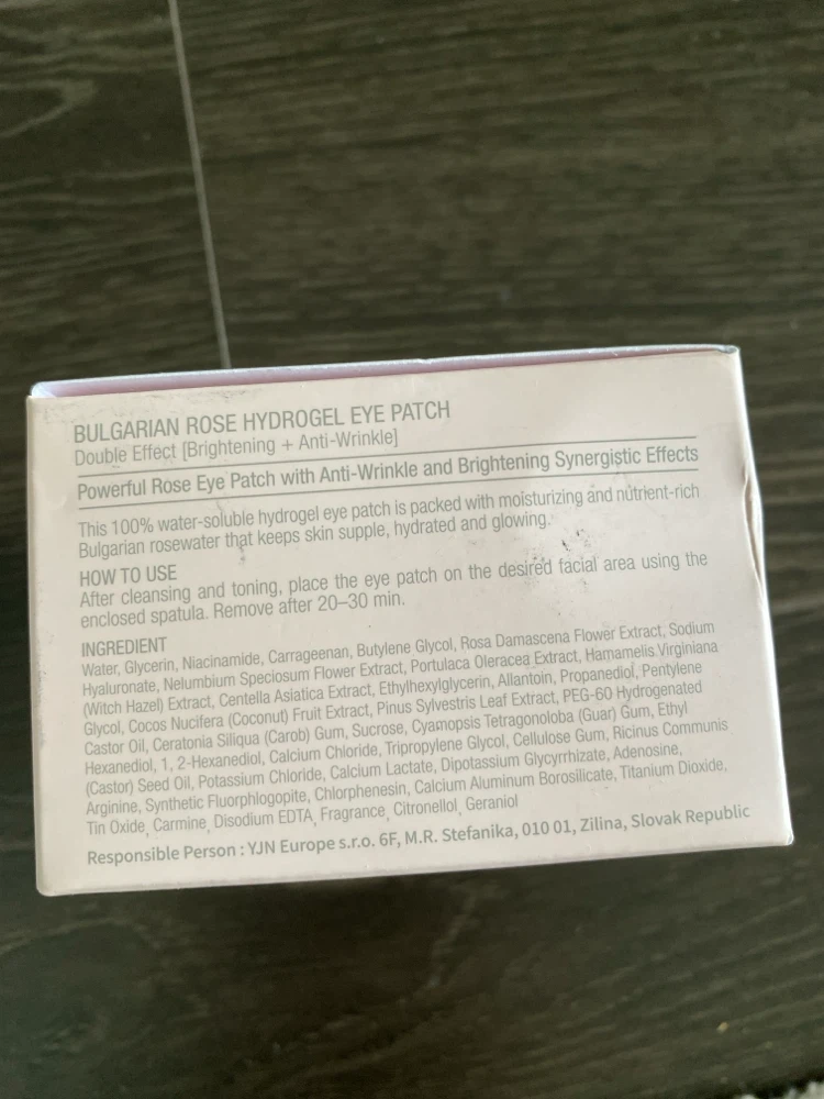 Heimish Korean beauty hydrogen eye patch Bulgarian rose water - photo 5