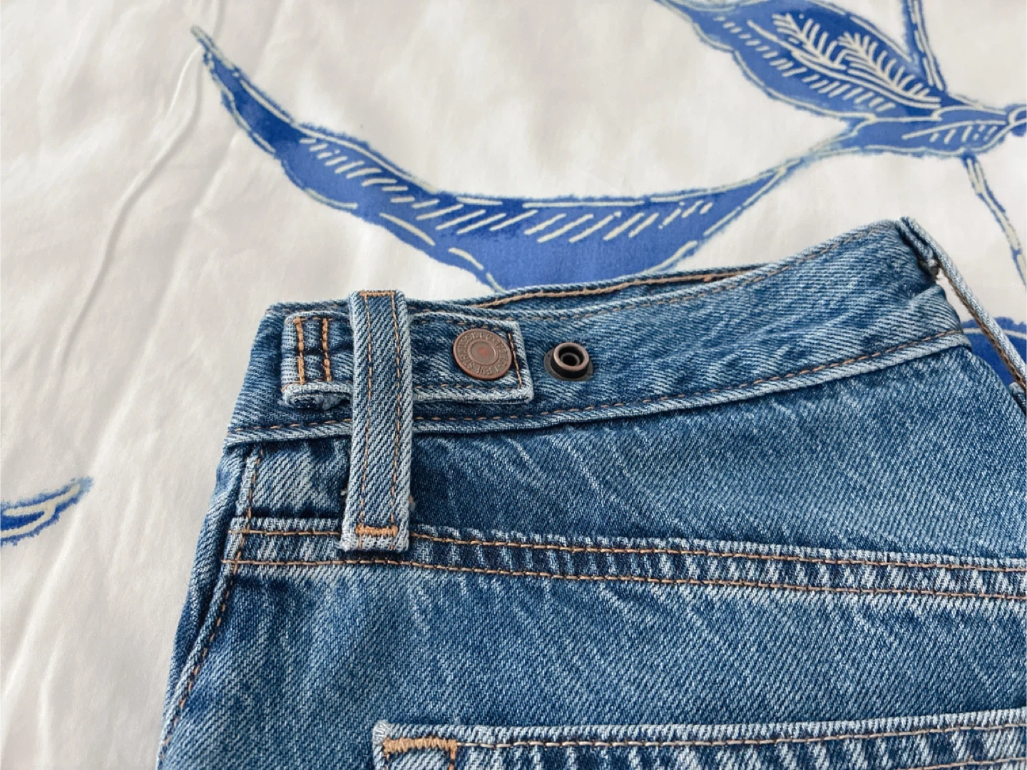 Levi's Premium Cinch Wide Leg Jeans Size 27 - photo 3