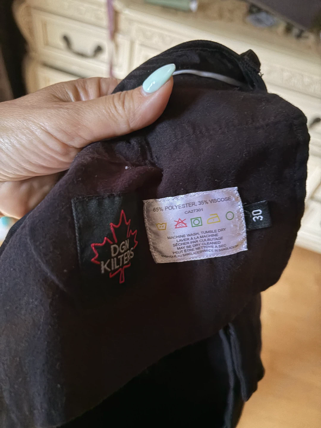 DGN Kilters Black School uniform Pants - photo 2