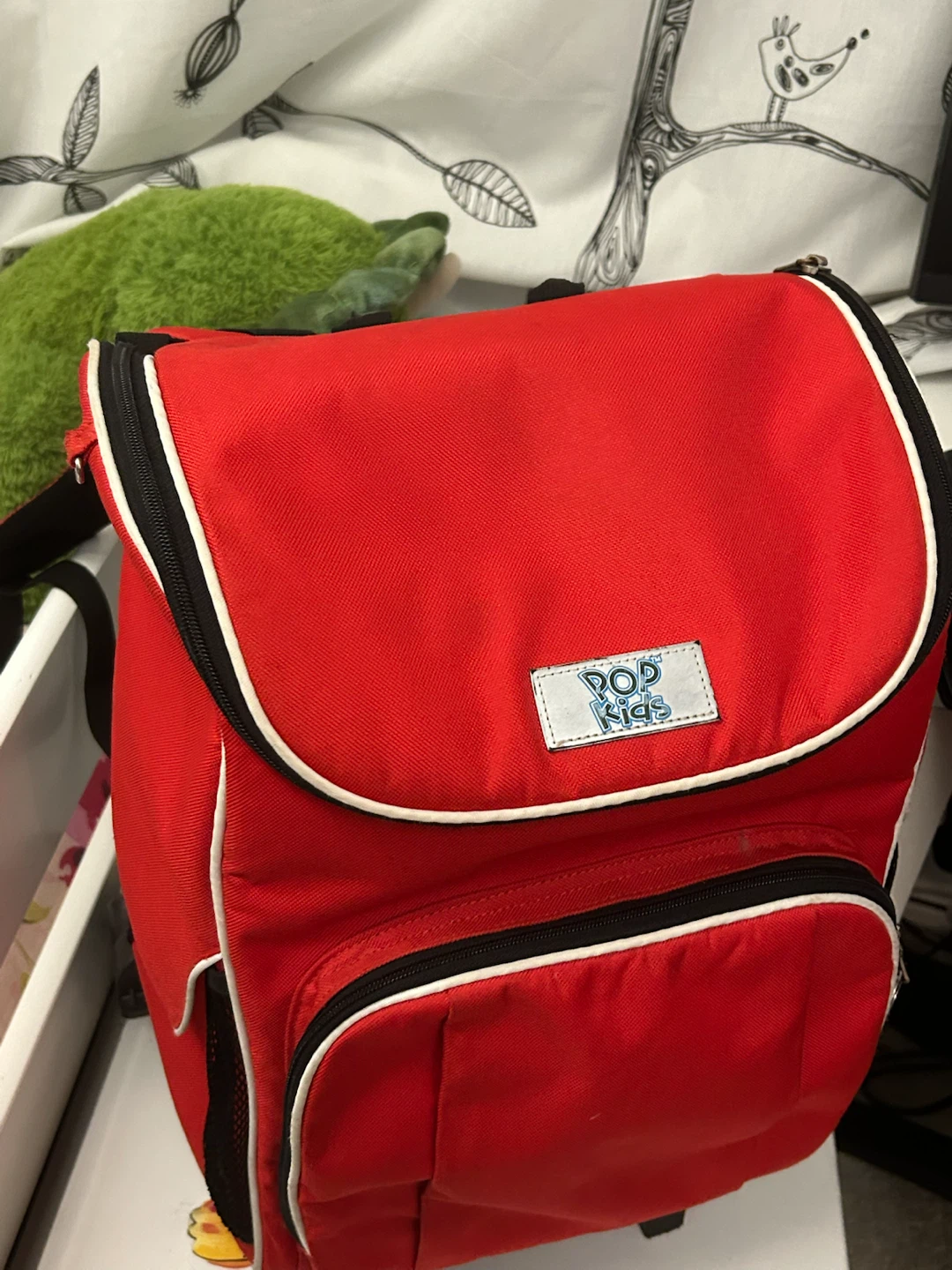 POP Kids Red Rolling Backpack - photo 5