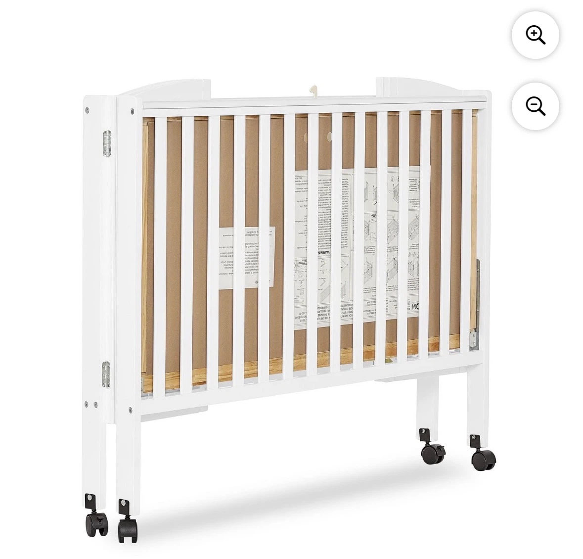 Brand New Dream On Me White Crib (Foldable) - photo 4