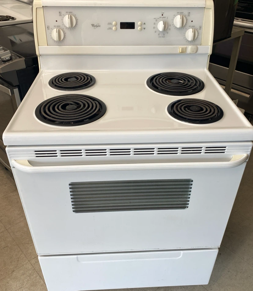 Clean Whirlpool Range