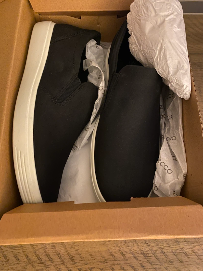 Ecco Black Slip-On Sneakers size 40/41 - photo 2