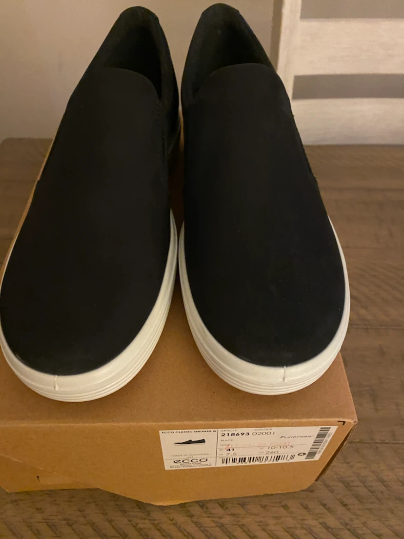 Ecco Black Slip-On Sneakers size 40/41 - photo 3