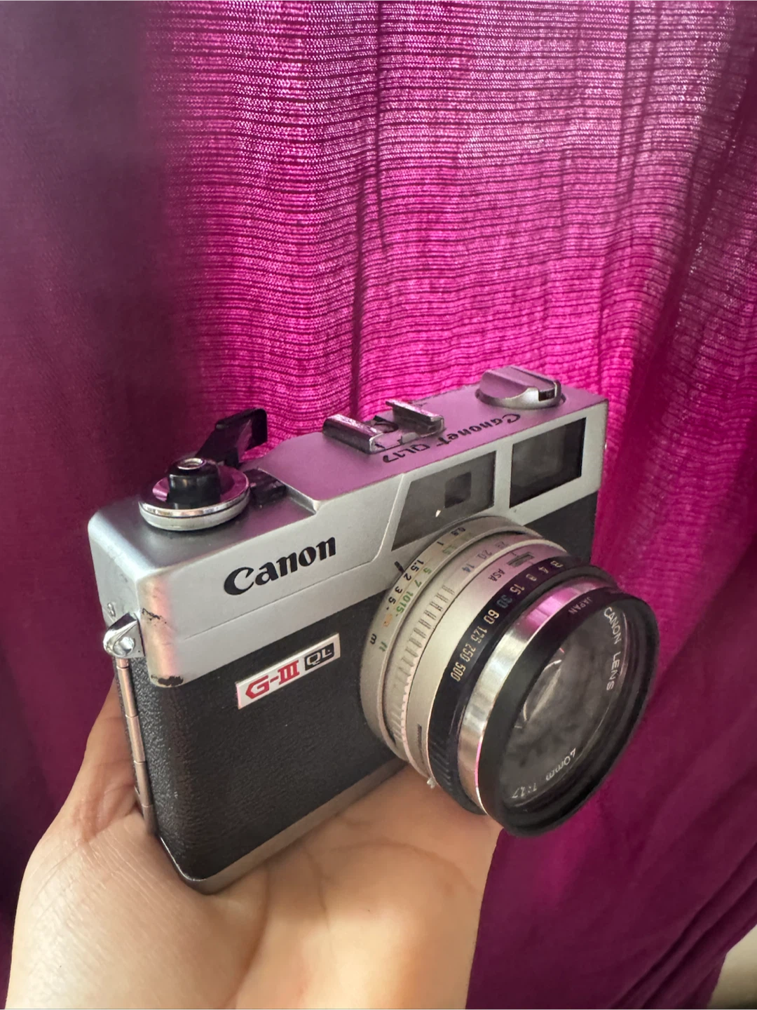 Canon Canonet QL17 G-III 35mm Film Camera