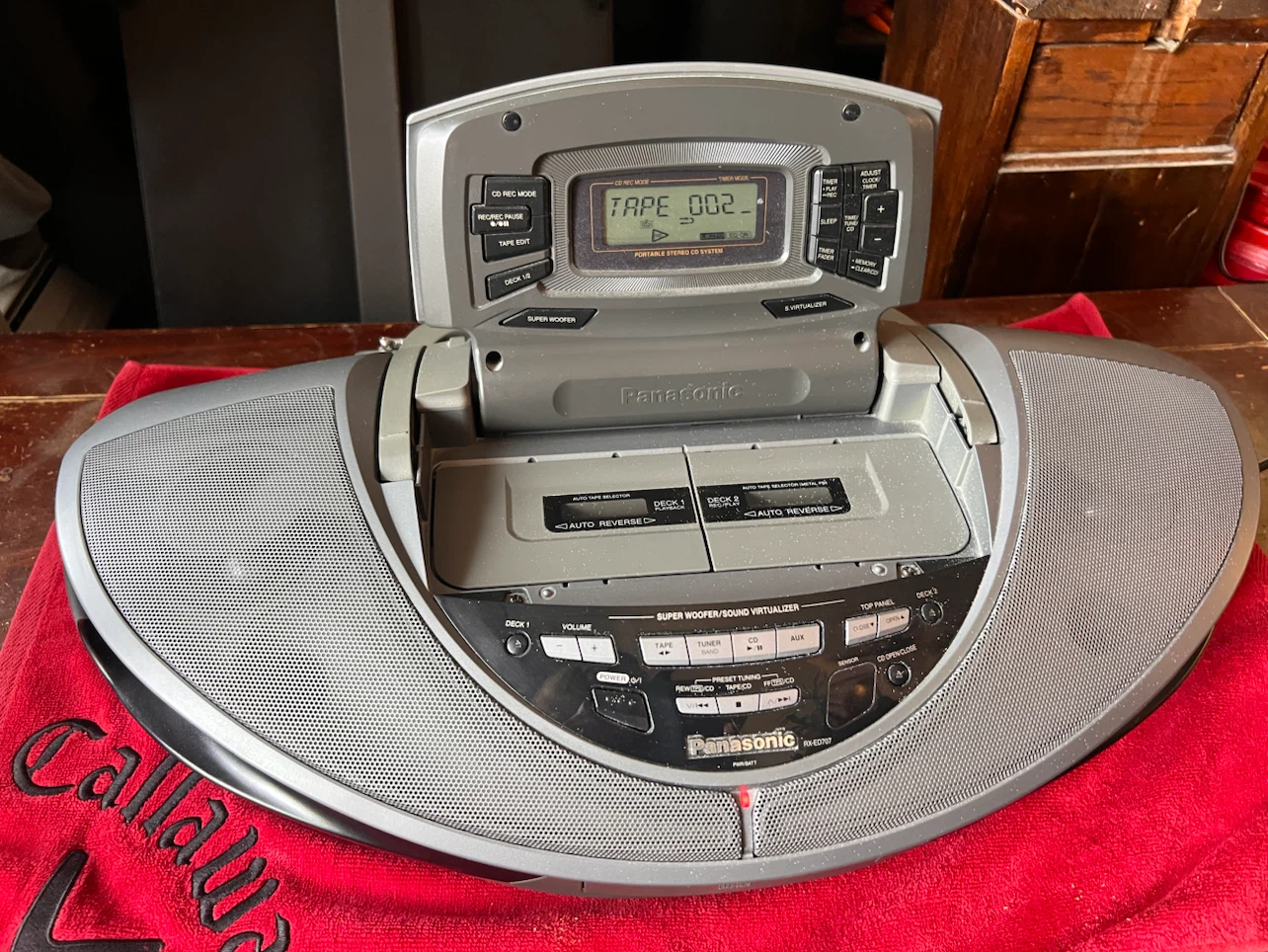 Panasonic RX-ED707 Portable Stereo System - photo 2